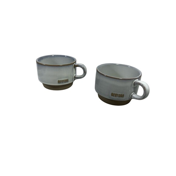 Hearth & Hand Magnolia Mug “RESTORE” Coffee Mug Stackable Stoneware Cup Set Of 2 - Picture 5 of 10